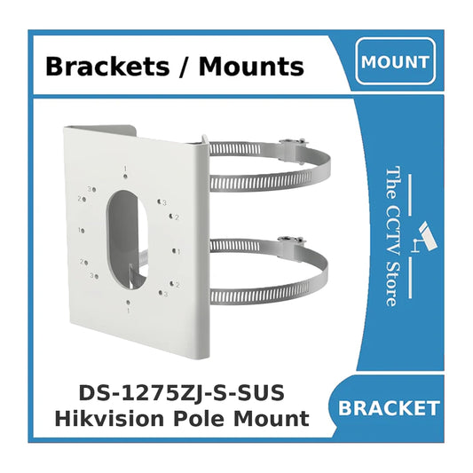 Hikvision DS-1275ZJ-S-SUS Small Universal Pole Mount Bracket