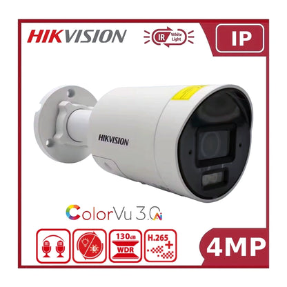 Hikvision DS-2CD2047G3-LI2UY Pro Series 4MP Smart Hybrid Light with ColorVu 3.0 Mini Bullet IP Camera, IP67