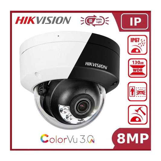 Hikvision DS-2CD2187G3-LIS2UY 8MP Smart Hybrid Light ColorVu 3.0 Fixed Mini Dome IP Camera