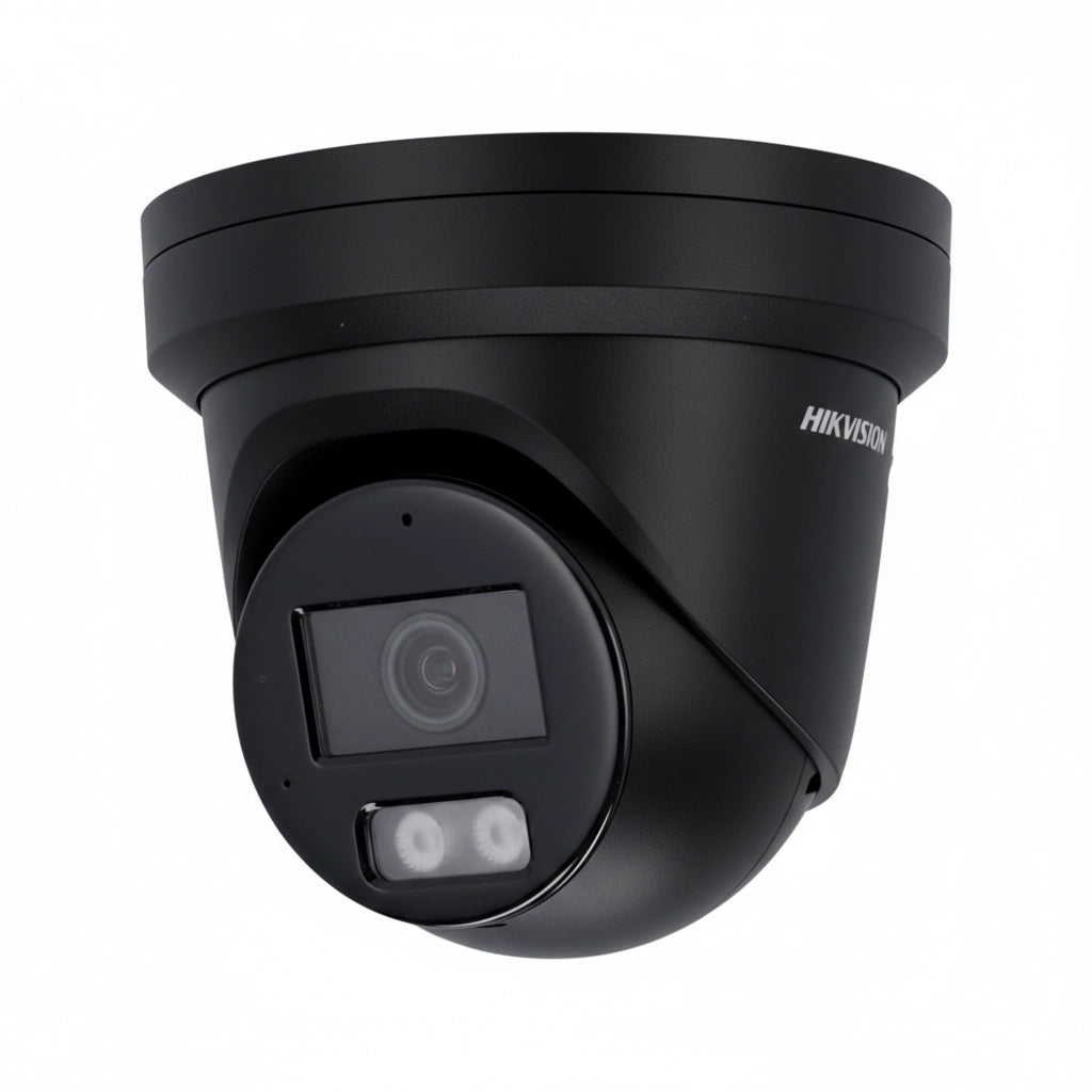 Hikvision DS-2CD2346G2H-IU(EF) 4MP AcuSense DarkFighter Pro Series Turret IP Camera with Built-in Microphone and 30m IR Night Vision