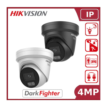 Hikvision DS-2CD2346G3-IZS2UY/SL 4MP AcuSense Turret Camera with Motorised Varifocal Lens & Active Deterrence