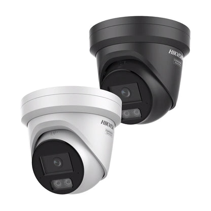 Hikvision DS-2CD2346G3-IZS2UY/SL 4MP AcuSense Turret Camera with Motorised Varifocal Lens & Active Deterrence