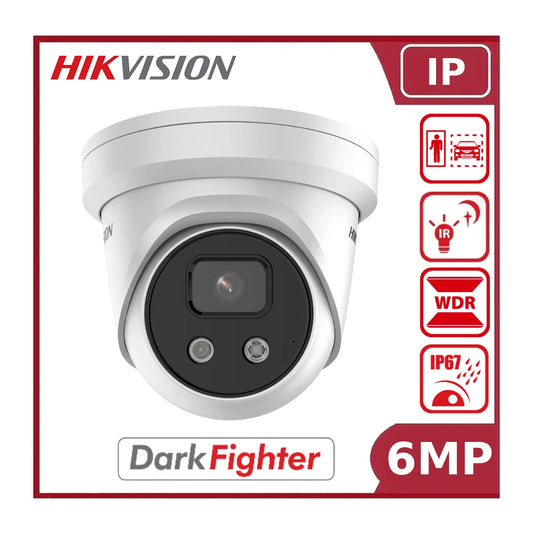 Hikvision DS-2CD2366G2-IU 6 MP AcuSense Powered-by-DarkFighter Fixed Turret Network Camera