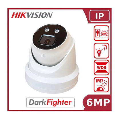Hikvision DS-2CD2366G2-IU 6 MP AcuSense Powered-by-DarkFighter Fixed Turret Network Camera