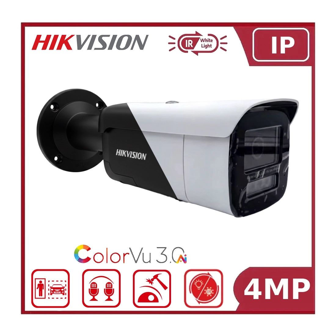Hikvision DS-2CD2647G3-LIZS2UY/SL 4 MP Smart Hybrid Light with ColorVu Motorized Varifocal Bullet Network Camera