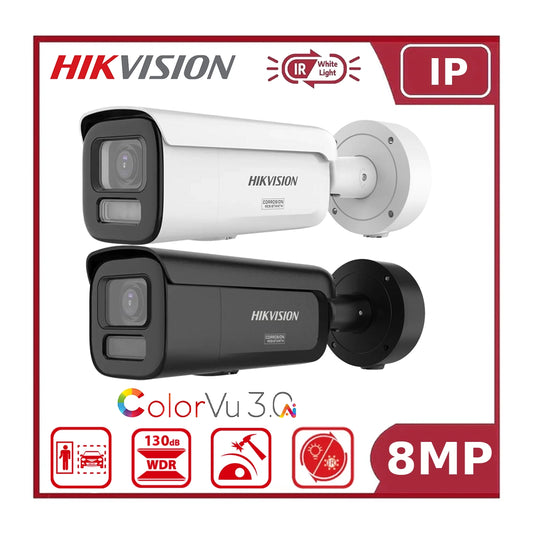 Hikvision DS-2CD2687G3-LIZSY 8MP Smart Hybrid Light with ColorVu Bullet Camera, Varifocal Lens