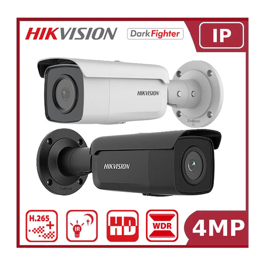 Hikvision DS-2CD2T46G2-2I Pro Series AcuSense 4MP IP67 IR IP Bullet Camera, Fixed Lens, 60m Light Range