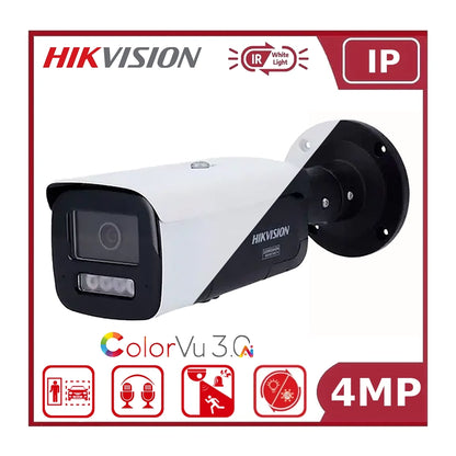 Hikvision DS-2CD2T47G3-LIS2UY/SL 4MP Smart Hybrid Light Fixed Bullet Network Camera