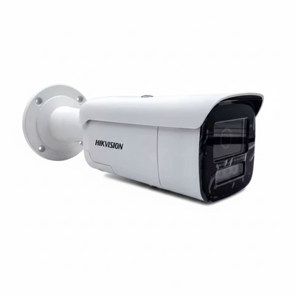 8MP Hikvision DS-2CD2T87G2H-LISU/SL 4K Smart Hybrid ColorVu and IR Acusense Bullet Camera 2-Way Talk