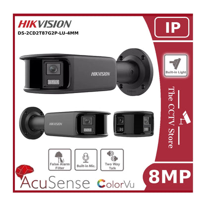 8MP HIKVISION DS-2CD2T87G2P-LSU/SL(4MM)(C) 4K Panoramic ColorVu Bullet Network Camera