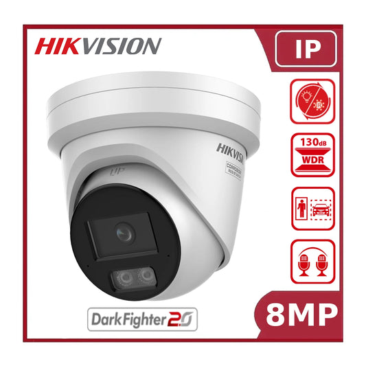 Hikvision DS-2CD3386G3-LISUY 8 MP Dual Illumination Fixed Turret Network Camera