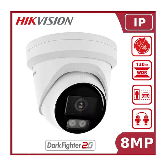 Hikvision DS-2CD3386G3-LISUY 8 MP Dual Illumination Fixed Turret Network Camera