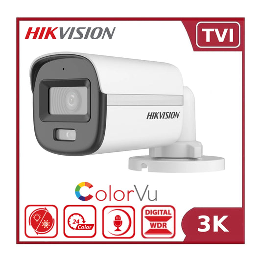 Hikvision DS-2CE10KF0T-FS 3K ColorVu Audio Fixed Mini Bullet Camera