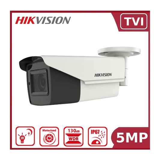 Hikvision DS-2CE19H8T-AIT3ZF 5 MP Ultra Low Light Motorized Varifocal Bullet Camera