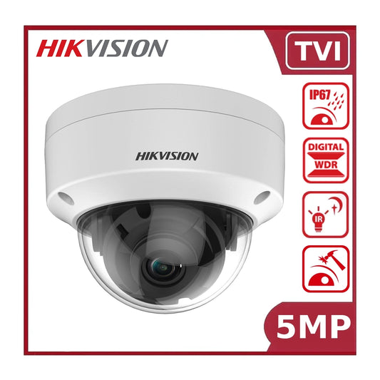Hikvision DS-2CE57H0T-VPITE(C) 5MP Dome Security Camera Night Vision Waterproof Vandal-Proof