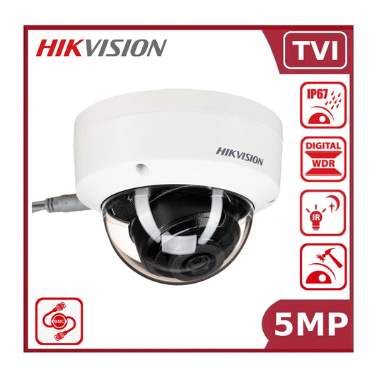 Hikvision DS-2CE57H0T-VPITE(C) 5MP Dome Security Camera Night Vision Waterproof Vandal-Proof