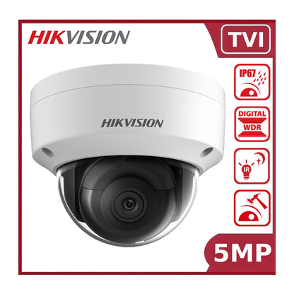 Hikvision DS-2CE57H0T-VPITE(C) 5MP Dome Security Camera Night Vision Waterproof Vandal-Proof