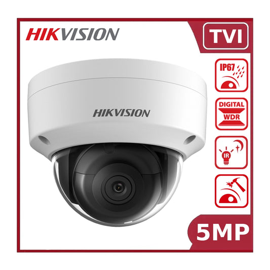 Hikvision DS-2CE57H0T-VPITE(C) 5MP Dome Security Camera Night Vision Waterproof Vandal-Proof
