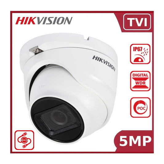Hikvision DS-2CE76H0T-ITME 5MP TVI PoC Turret Camera