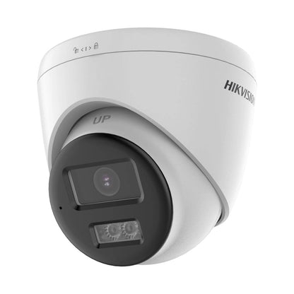 Hikvision DS-2CE78U0T-LTS 8MP Smart Hybrid Light ColorVu + IR TVI CCTV Turret Camera with Two Way Audio