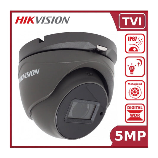 Hikvision DS-2CE79H0T-IT3ZE 5MP PoC Motorized Varifocal Turret Camera