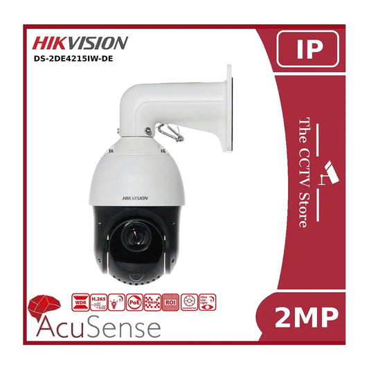 2MP Hikvision DS-2DE4215IW-DE (S5) 15x Zoom 100 Metre IR Ultra-Low Light IP PTZ Camera"NR"