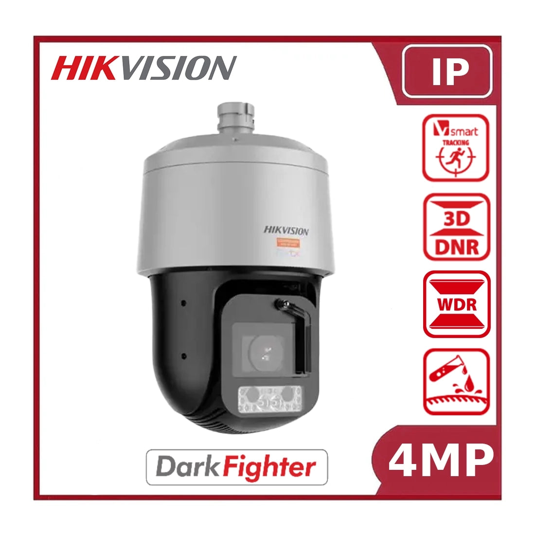 Hikvision DS-2DT8C442MXG-LWT 4MP 42× PTZ Camera with DarkFighter, Hybrid Illumination & Anti-Corrosion Polymer Housing - "NR"