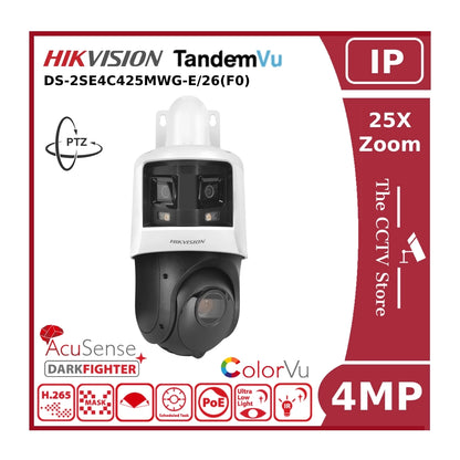 4MP Hikvision DS-2SE4C425MWG-E/26(F0) TandemVu IP PTZ, 25x Optical Zoom "NR"