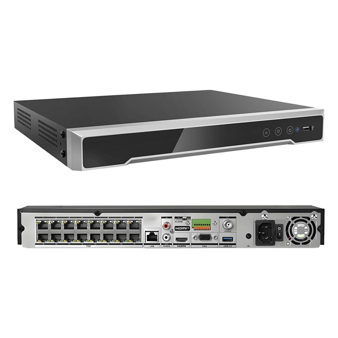 Hikvision DS-7616NI-M2/16P 16-Channel 32MP IP PoE NVR 256 Mbps + 16 x PoE+ Ports 2HDD