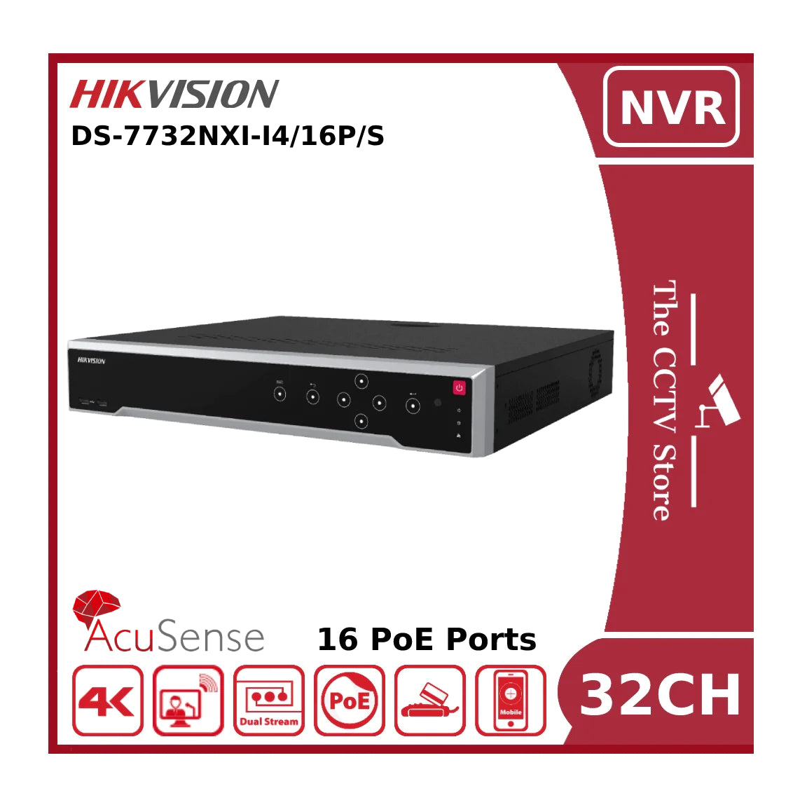 Hikvision DS-7732NXI-I4/16P/S