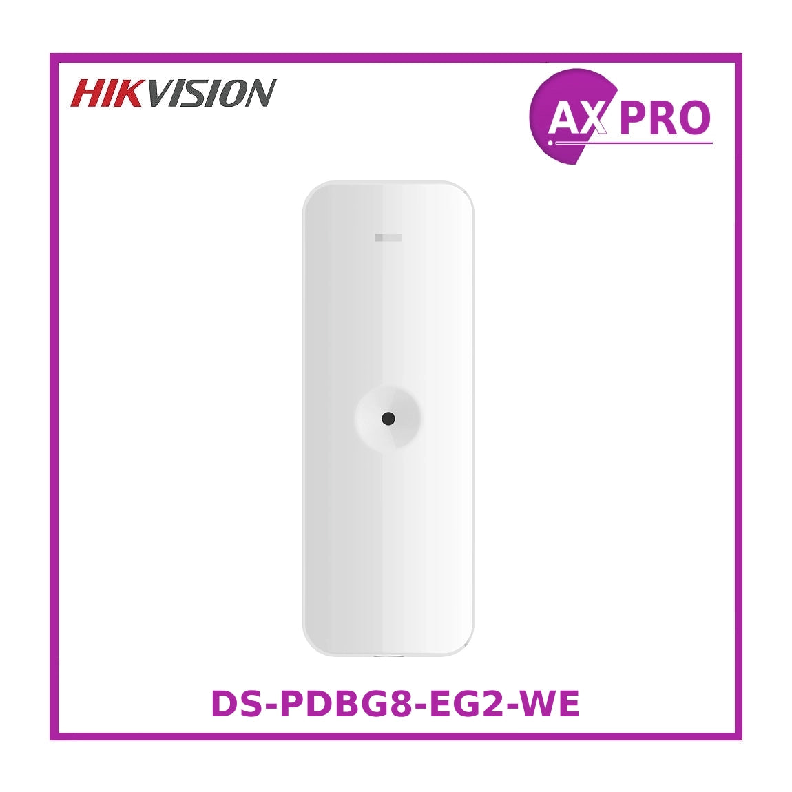 Hikvision AX Pro Wireless Acoustic Glass Break (DS-PDBG8-EG2-WE)