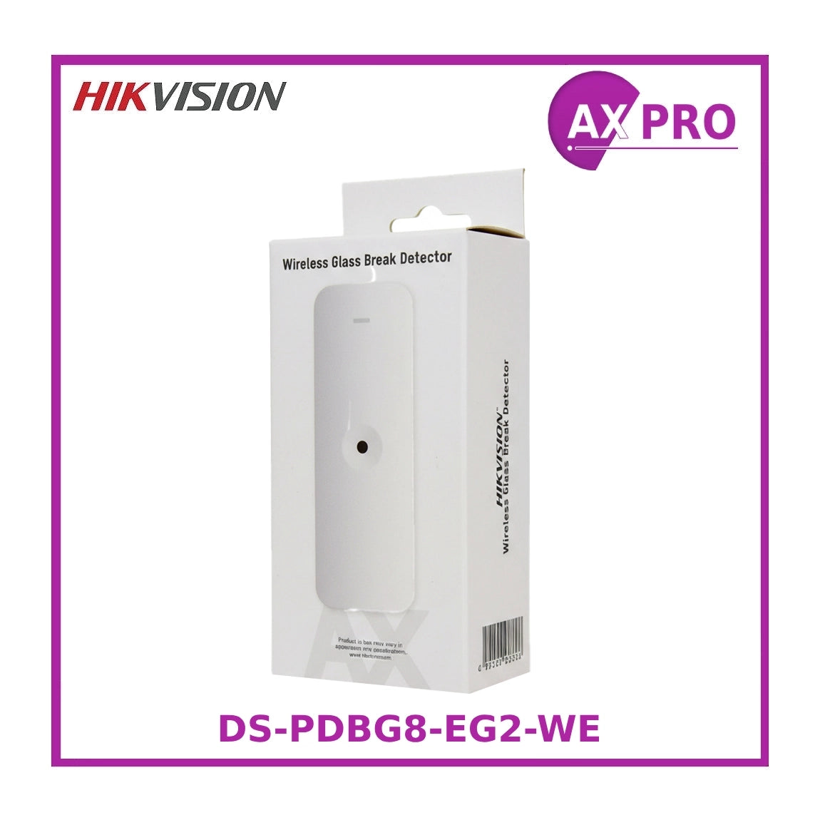 Hikvision AX Pro Wireless Acoustic Glass Break (DS-PDBG8-EG2-WE)