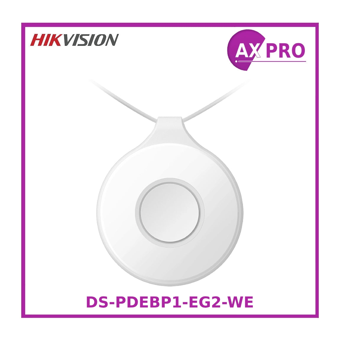 Hikvision AX Pro Wireless Portable Panic Button (DS-PDEBP1-EG2-WE)