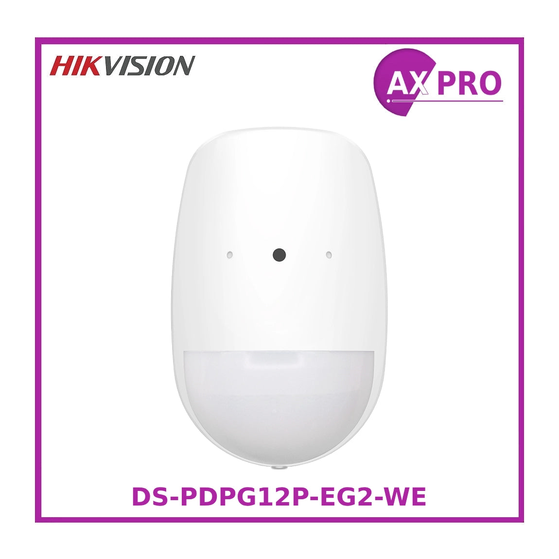 Hikvision AX Pro Wireless PIR with Acoustic Glass Break (DS-PDPG12P-EG2-WE)