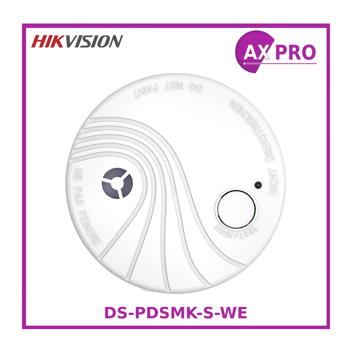 Hikvision AX Pro Wireless Smoke Detector (DS-PDSMK-S-WE)