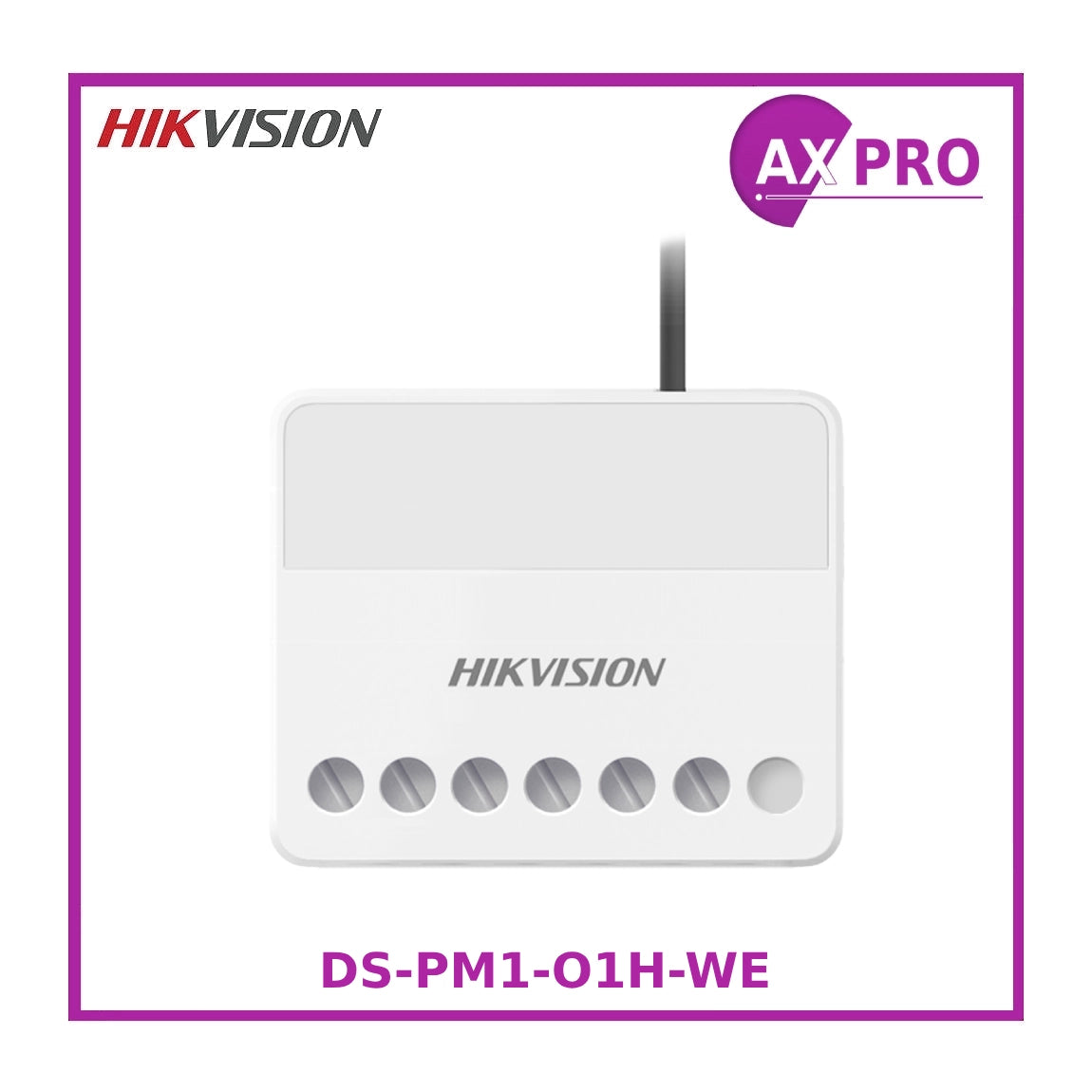 Hikvision AX Pro Wireless Mains Relay (DS-PM1-O1H-WE)