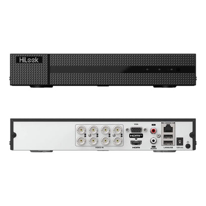 HiLook DVR-204G-M1/T – 4 Channel Full HD 1080p Lite H.265 DVR (Supports TVI/AHD/CVI/CVBS/IP) and HDTVI Two way Audio
