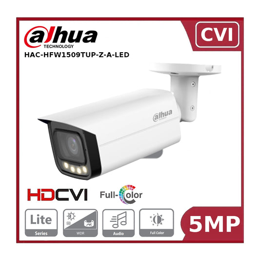 Dahua HAC-HFW1509TUP-Z-A-LED - 5MP HDCVI Full-Colour Vari-Focal Bullet Camera