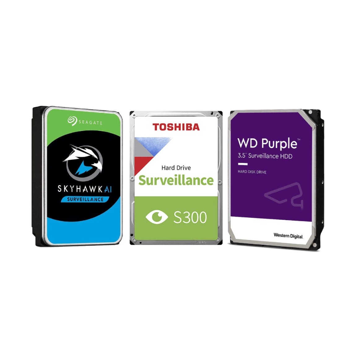 Surveillance Hard Drive - In 1TB - 10TB Capacity (Seagate, Toshiba or WD Digital)