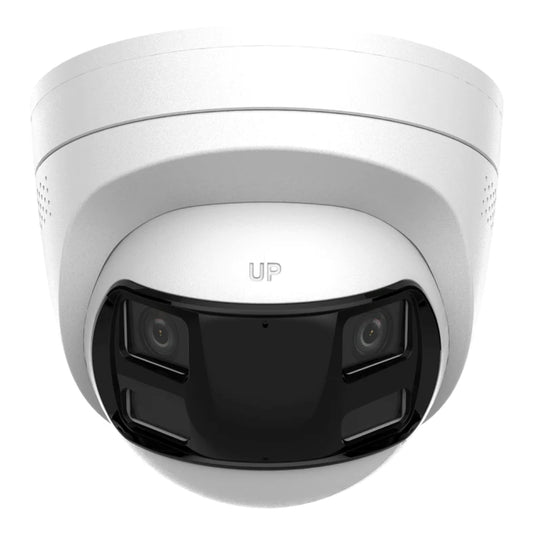HiLook IPC-T260HAD-LUF/SL – 6MP Dual-Lens Smart Hybrid Light PoE Turret Camera with Two-Way Audio