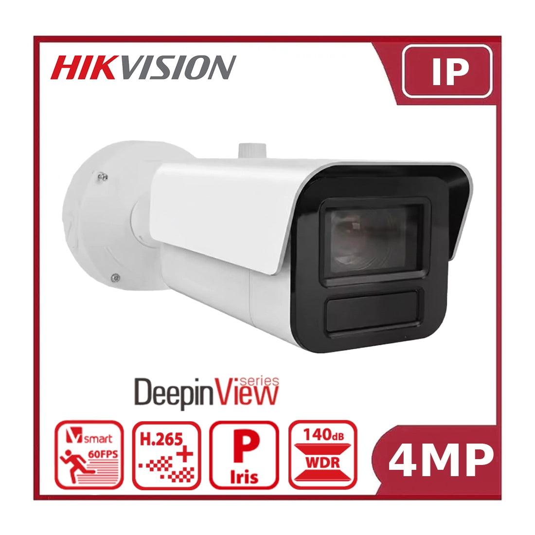 Hikvision IDS-2CD7A45G0-IZHSY 4MP DeepinView Face Recognition Bullet Camera with 25× Zoom - NR