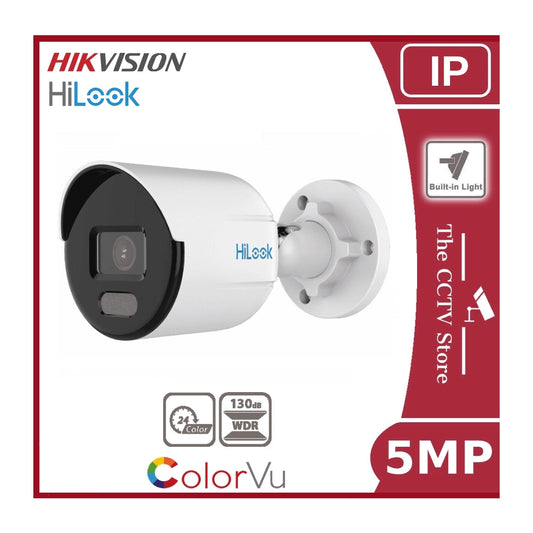 HiLook 5MP IPC-B159H ColorVu IP POE Network Bullet Camera with 30m LED - Offer