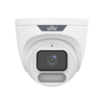 Uniview IPC3628LE-ADF28K-WP-W 8MP ColorHunter Wise-ISP Turret Camera, IP67, PoE, White