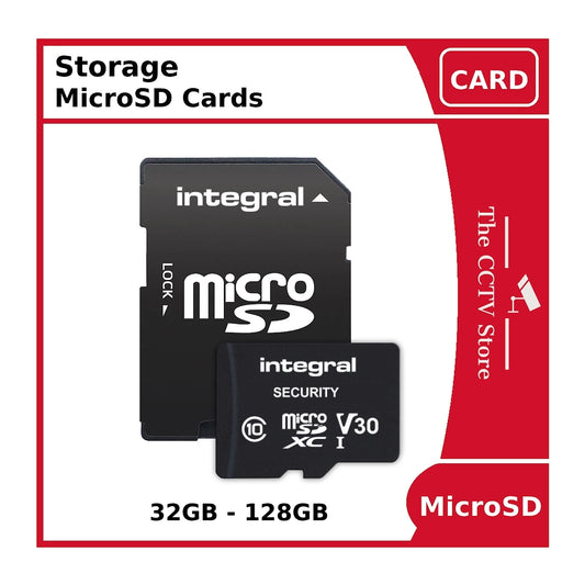 Integral Security MicroSD Cards - High Endurance microSDXC/SDHC UHS-I Cards - In 32GB - 128GB Capacity