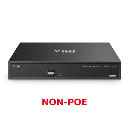 VIGI NVR1008H 8 Channel non-PoE Network Video Recorder w/ 1x HDD Bay