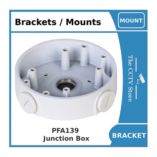 Dahua PFA139 Junction Box for Turret IP Cameras, White