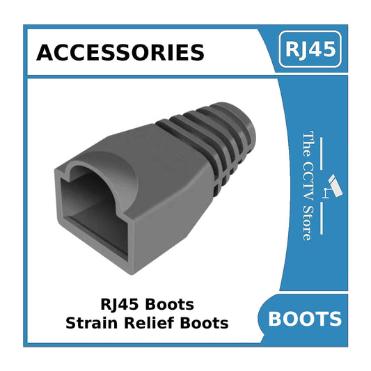 RJ45 Strain Relief Boot for CAT5e or CAT6 ethernet Cable and Crimping