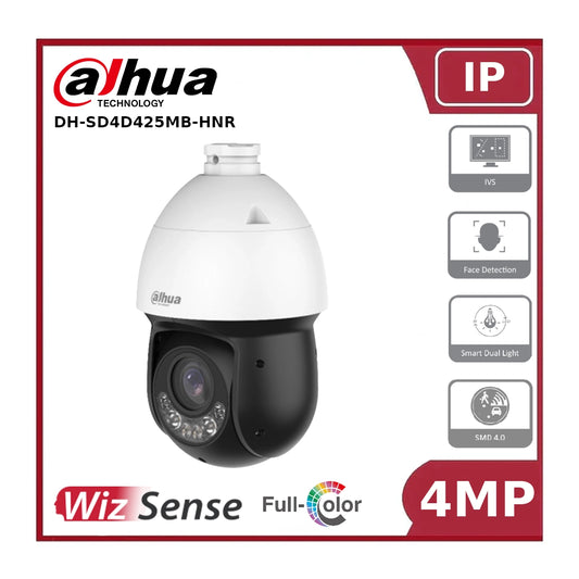 Dahua DH-SD4D425MB-HNR 4MP 25x Smart Dual Light WizSense Network PTZ Camera"NR"