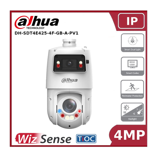 Dahua SDT4E425-4F-GB-A-PV1- 4MP 25x TiOC Smart Dual Light Network Panoramic PTZ Camera