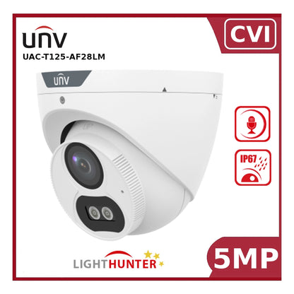 Uniview UV-UAC-T125-AF28LM 5MP LightHunter HD IR Fixed Turret Analog Camera